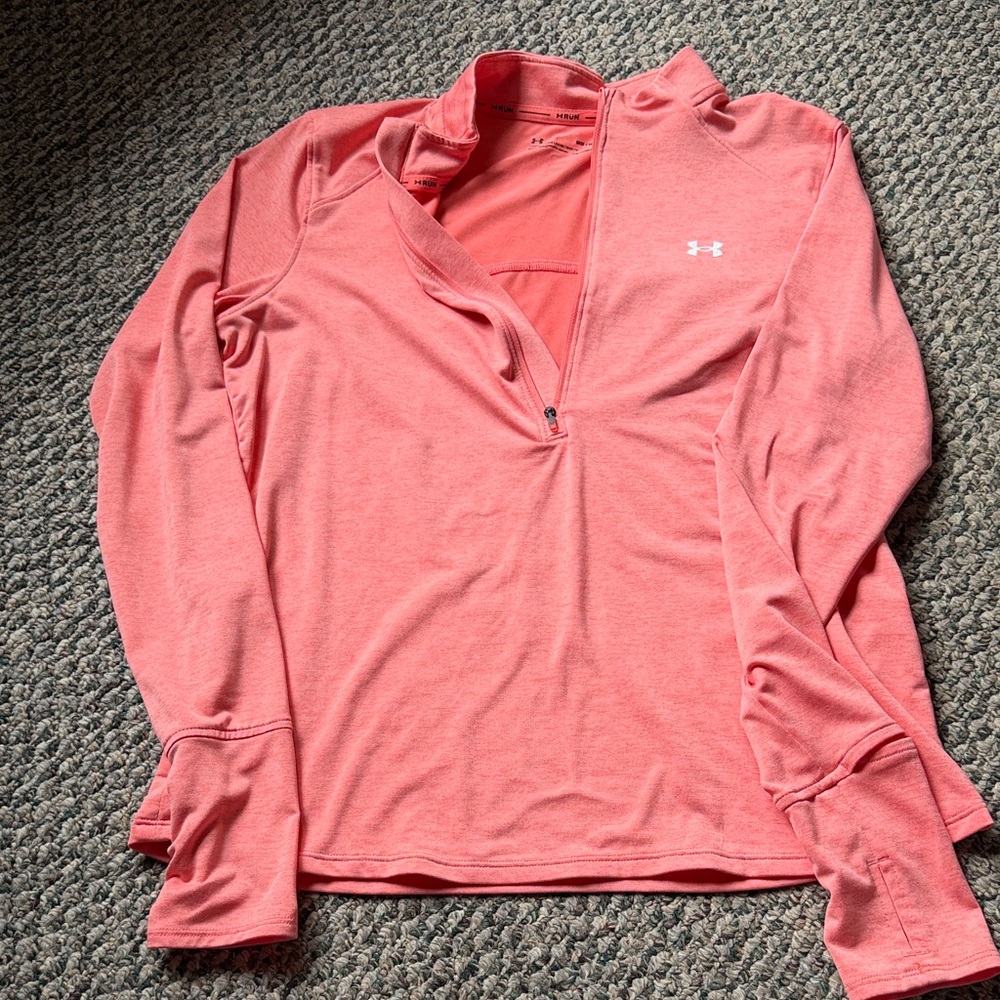 Under Armour Women's Quarter-Zip Pullover - Coral